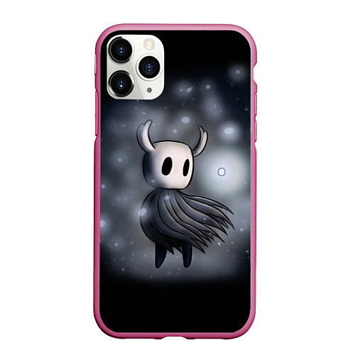 Чехол iPhone 11 Pro матовый Hollow Knight ветер / 3D-Малиновый – фото 1