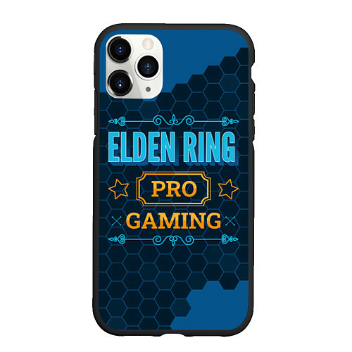 Чехол iPhone 11 Pro матовый Игра Elden Ring: pro gaming / 3D-Черный – фото 1