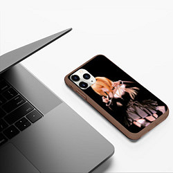 Чехол iPhone 11 Pro матовый Миса Амане - Тетрадь смерти, цвет: 3D-коричневый — фото 2