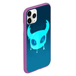 Чехол iPhone 11 Pro матовый Hollow Knight подтеки, цвет: 3D-фиолетовый — фото 2