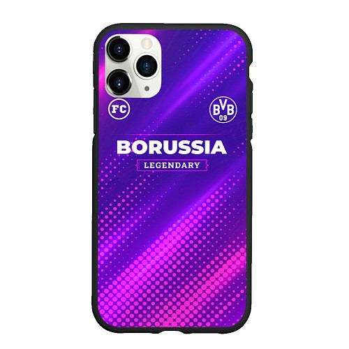 Чехол iPhone 11 Pro матовый Borussia legendary sport grunge / 3D-Черный – фото 1