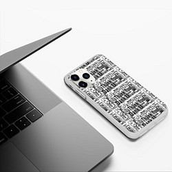 Чехол iPhone 11 Pro матовый Thank you quote, цвет: 3D-белый — фото 2