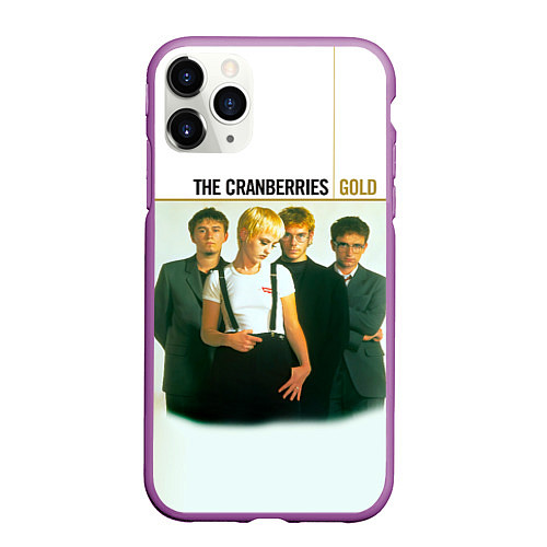 Чехол iPhone 11 Pro матовый Gold - The Cranberries / 3D-Фиолетовый – фото 1