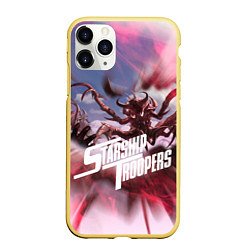 Чехол iPhone 11 Pro матовый Starship Troopers, цвет: 3D-желтый