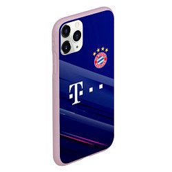 Чехол iPhone 11 Pro матовый Bayern munchen Абстракция, цвет: 3D-розовый — фото 2