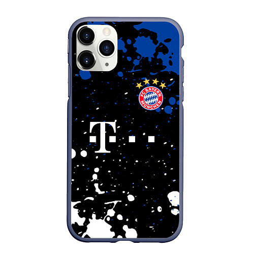 Чехол iPhone 11 Pro матовый Bayern munchen Краска / 3D-Серый – фото 1