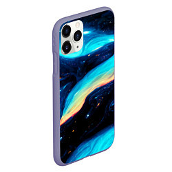 Чехол iPhone 11 Pro матовый Космические просторы - Абстракция, цвет: 3D-серый — фото 2