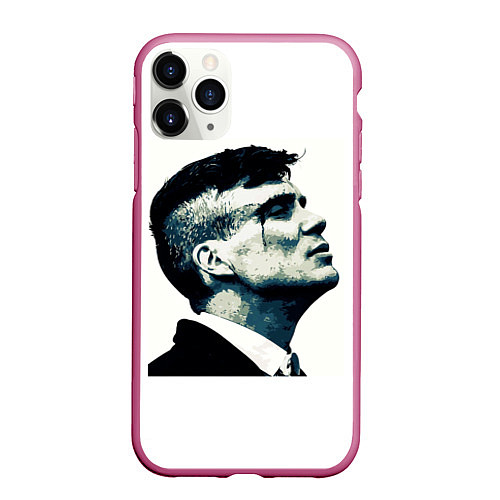 Чехол iPhone 11 Pro матовый Shelby tomas / 3D-Малиновый – фото 1