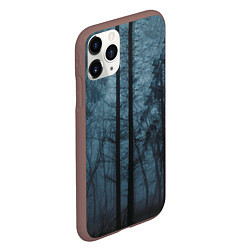 Чехол iPhone 11 Pro матовый Dark-Forest, цвет: 3D-коричневый — фото 2