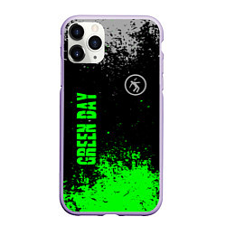 Чехол iPhone 11 Pro матовый Green day - hits, цвет: 3D-светло-сиреневый