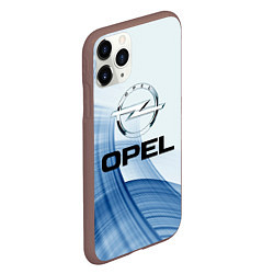 Чехол iPhone 11 Pro матовый Opel - logo, цвет: 3D-коричневый — фото 2