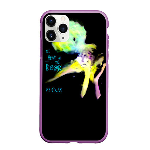 Чехол iPhone 11 Pro матовый The Head on the Door - The Cure / 3D-Фиолетовый – фото 1