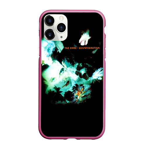 Чехол iPhone 11 Pro матовый Disintegration - The Cure / 3D-Малиновый – фото 1