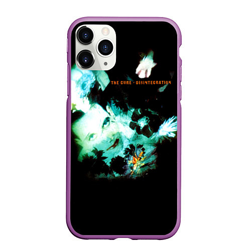 Чехол iPhone 11 Pro матовый Disintegration - The Cure / 3D-Фиолетовый – фото 1