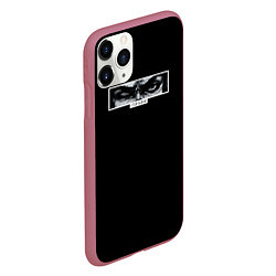 Чехол iPhone 11 Pro матовый Берсерк Глаза Гатса, цвет: 3D-малиновый — фото 2