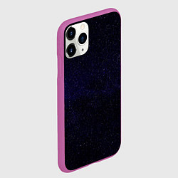 Чехол iPhone 11 Pro матовый Молчаливые космические дали, цвет: 3D-фиолетовый — фото 2