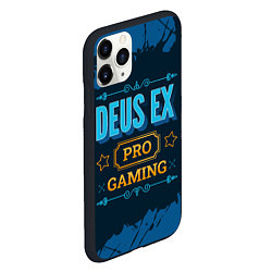 Чехол iPhone 11 Pro матовый Игра Deus Ex: pro gaming, цвет: 3D-черный — фото 2