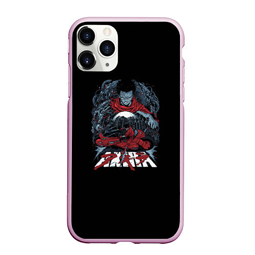 Чехол iPhone 11 Pro матовый Акира - Akira / 3D-Розовый – фото 1