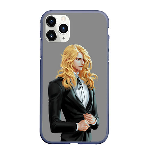 Чехол iPhone 11 Pro матовый Красавчик Франкенштейн - Дворянство / 3D-Серый – фото 1