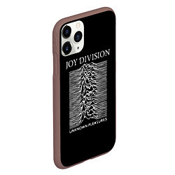 Чехол iPhone 11 Pro матовый Joy Division - unknown pleasures, цвет: 3D-коричневый — фото 2