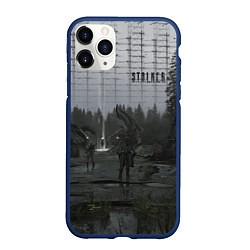 Чехол iPhone 11 Pro матовый STALKER Сход Возле РЛС Дуга, цвет: 3D-тёмно-синий