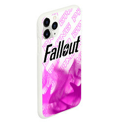 Чехол iPhone 11 Pro матовый Fallout pro gaming: символ сверху, цвет: 3D-белый — фото 2