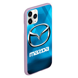 Чехол iPhone 11 Pro матовый Mazda - sport - абстракция, цвет: 3D-сиреневый — фото 2