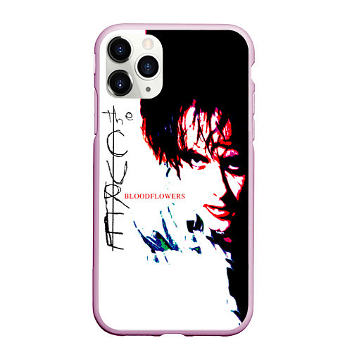 Чехол iPhone 11 Pro матовый Bloodflowers - The Cure / 3D-Розовый – фото 1