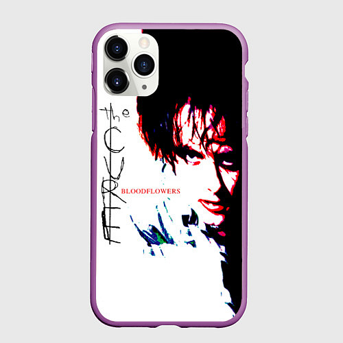 Чехол iPhone 11 Pro матовый Bloodflowers - The Cure / 3D-Фиолетовый – фото 1