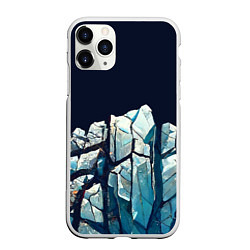 Чехол iPhone 11 Pro матовый Cracked ice