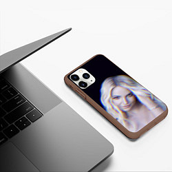 Чехол iPhone 11 Pro матовый Britney Spears Glitch, цвет: 3D-коричневый — фото 2