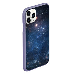 Чехол iPhone 11 Pro матовый Молчаливый космос, цвет: 3D-серый — фото 2