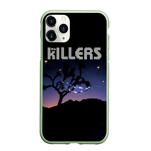 Чехол iPhone 11 Pro матовый Dont Waste Your Wishes - The Killers / 3D-Салатовый – фото 1