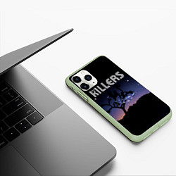 Чехол iPhone 11 Pro матовый Dont Waste Your Wishes - The Killers, цвет: 3D-салатовый — фото 2