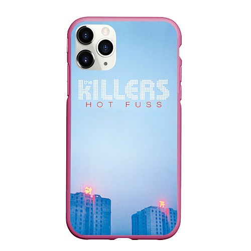 Чехол iPhone 11 Pro матовый Hot Fuss - The Killers / 3D-Малиновый – фото 1