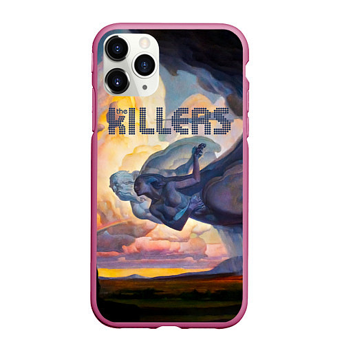 Чехол iPhone 11 Pro матовый Imploding the Mirage - The Killers / 3D-Малиновый – фото 1