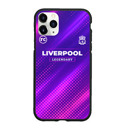 Чехол iPhone 11 Pro матовый Liverpool legendary sport grunge