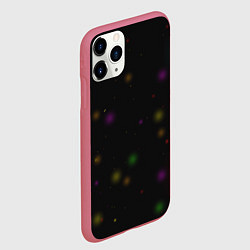 Чехол iPhone 11 Pro матовый Красочный мир, цвет: 3D-малиновый — фото 2