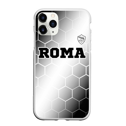 Чехол iPhone 11 Pro матовый Roma sport на светлом фоне: символ сверху / 3D-Белый – фото 1