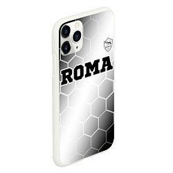 Чехол iPhone 11 Pro матовый Roma sport на светлом фоне: символ сверху, цвет: 3D-белый — фото 2