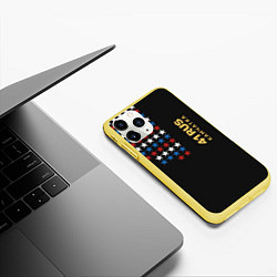 Чехол iPhone 11 Pro матовый 41 RUS Камчатка, цвет: 3D-желтый — фото 2