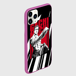 Чехол iPhone 11 Pro матовый Guchi-muchi Billy Herrington, цвет: 3D-фиолетовый — фото 2