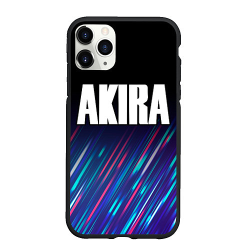 Чехол iPhone 11 Pro матовый Akira stream / 3D-Черный – фото 1
