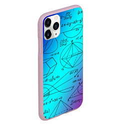 Чехол iPhone 11 Pro матовый Неоновая формула, цвет: 3D-розовый — фото 2