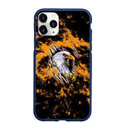 Чехол iPhone 11 Pro матовый Орел в огне