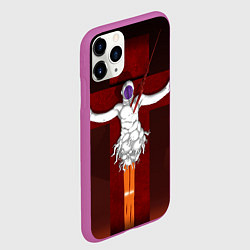 Чехол iPhone 11 Pro матовый Evangelion Lilith, цвет: 3D-фиолетовый — фото 2