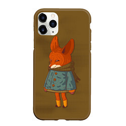 Чехол iPhone 11 Pro матовый Лисичка милашка