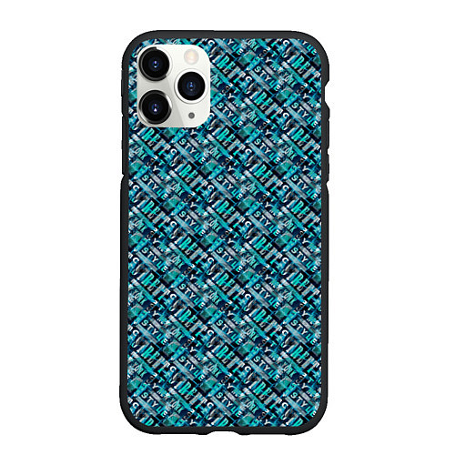 Чехол iPhone 11 Pro матовый New-York - street city style / 3D-Черный – фото 1