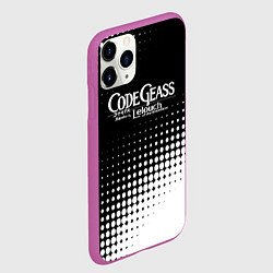 Чехол iPhone 11 Pro матовый Code geass Абстракция, цвет: 3D-фиолетовый — фото 2