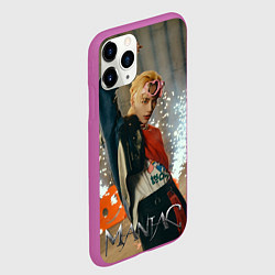 Чехол iPhone 11 Pro матовый Hyunjin Maniac, цвет: 3D-фиолетовый — фото 2